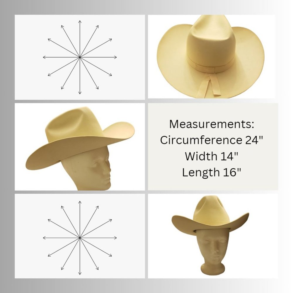 Shudde Brothers Western Nude Cowboy Hat